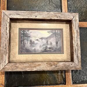 Lee Roberson Signed Matted Framed Print “Wild Heritage” 12”x9” Appalachia Art